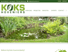 Tablet Screenshot of kokshoveniers.nl